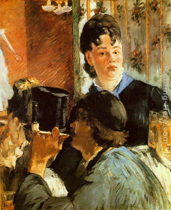 The Waitress painting - Eduard Manet The Waitress art painting